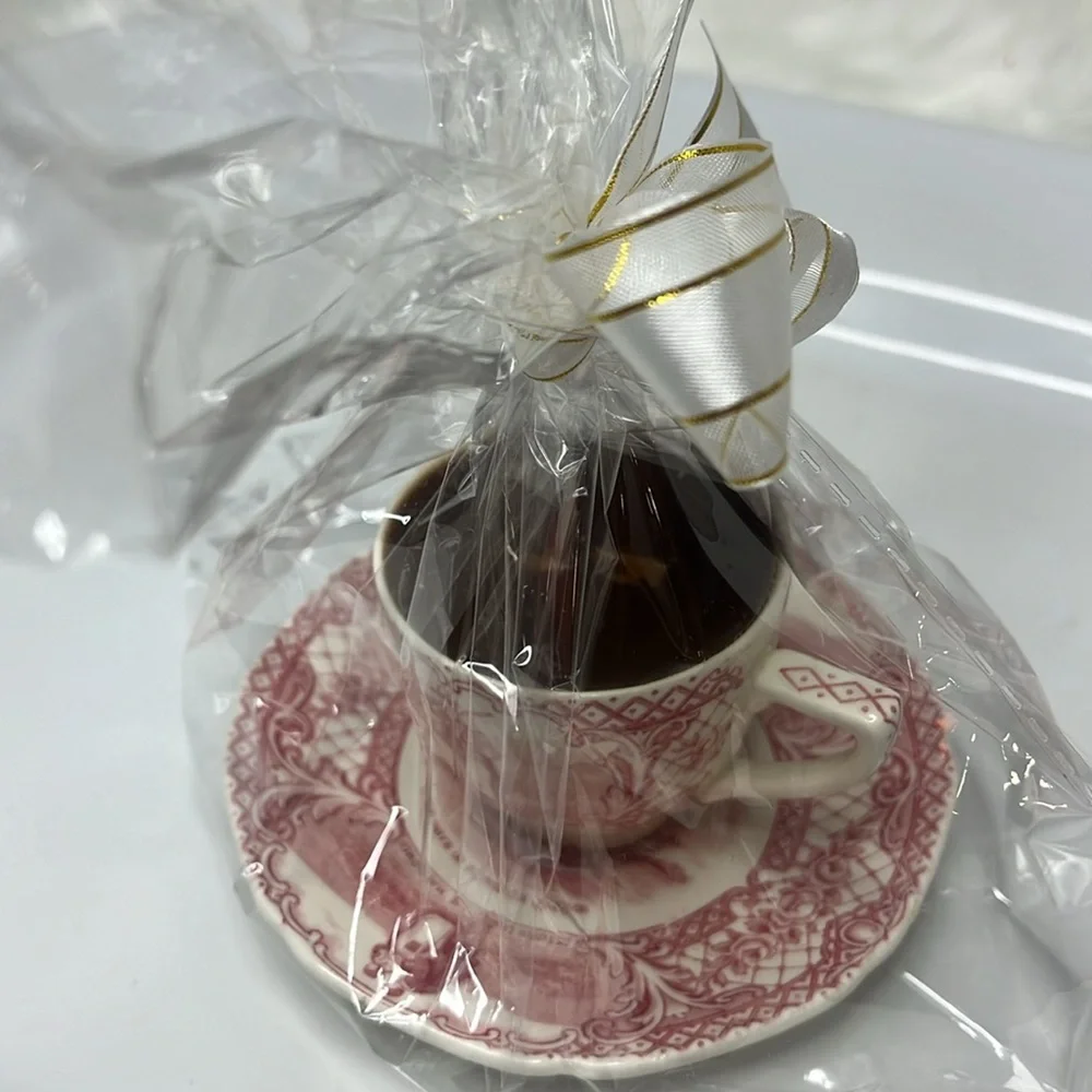 TEA CUP SOY CANDLE VINTAGE TEACUP ☕️ CANDLE - Picture 4 of 7